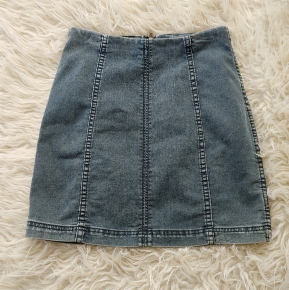 Free People Dresses & Skirts - Free People Modern Femme Denim Miss Skirt